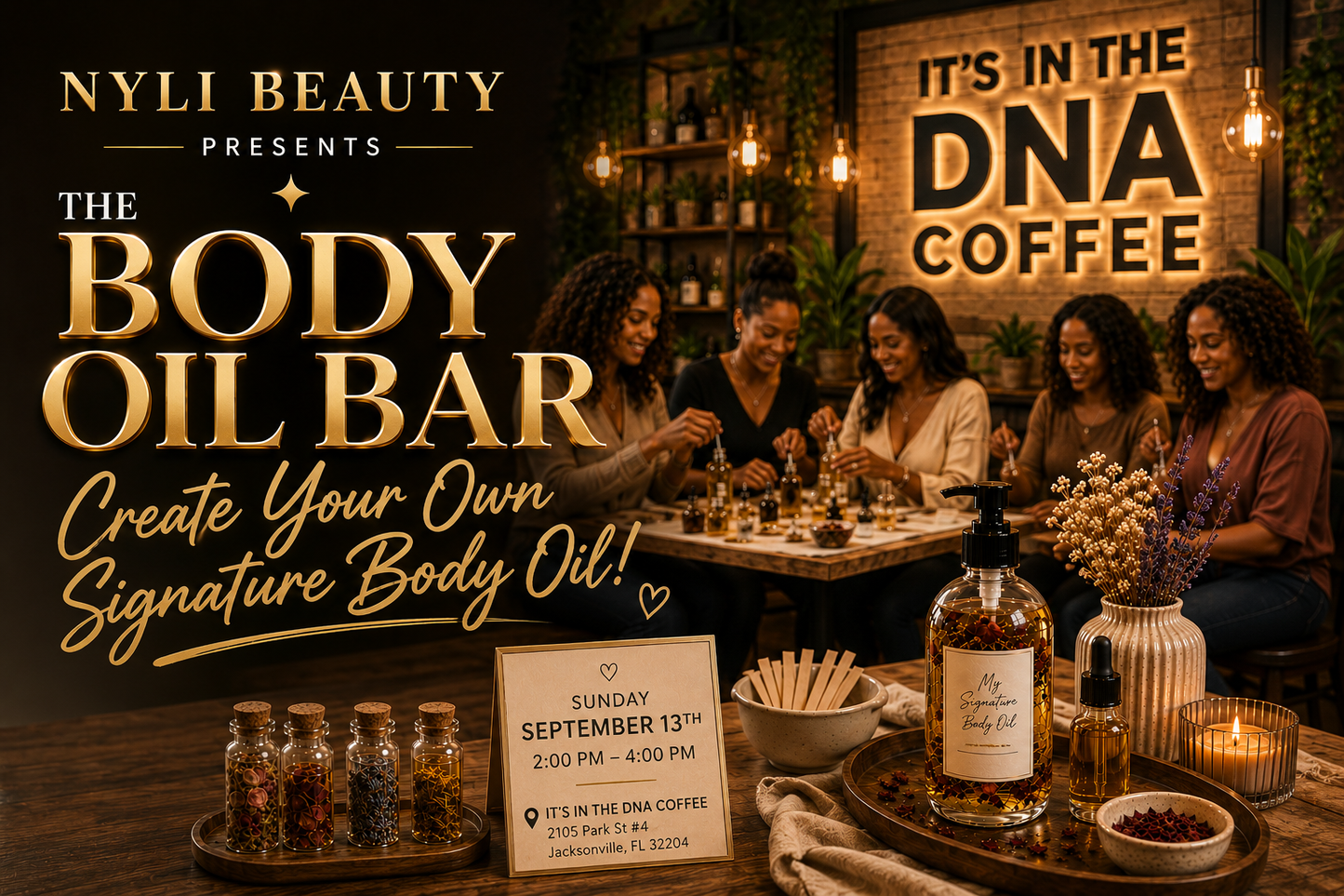 The Body Oil Bar - Create your own Signature Body oil