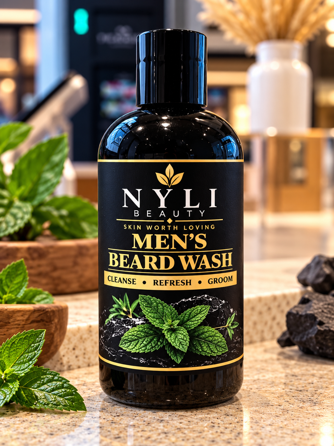 Nyli Beauty Men's Beard Wash 8 oz