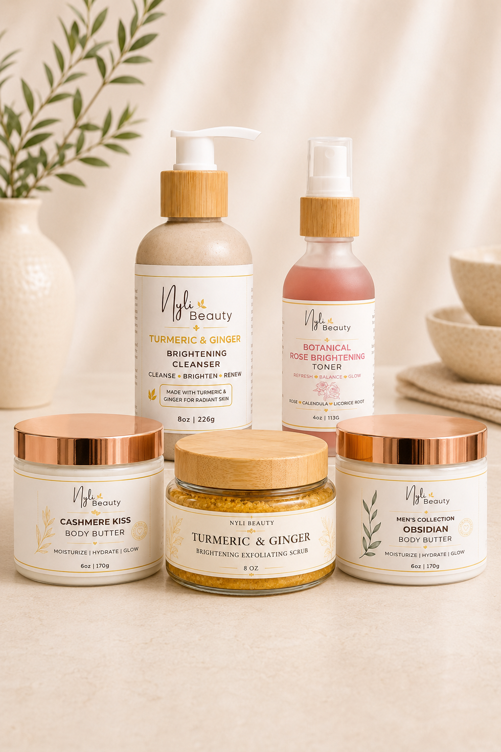Nyli Beauty plant-based skincare