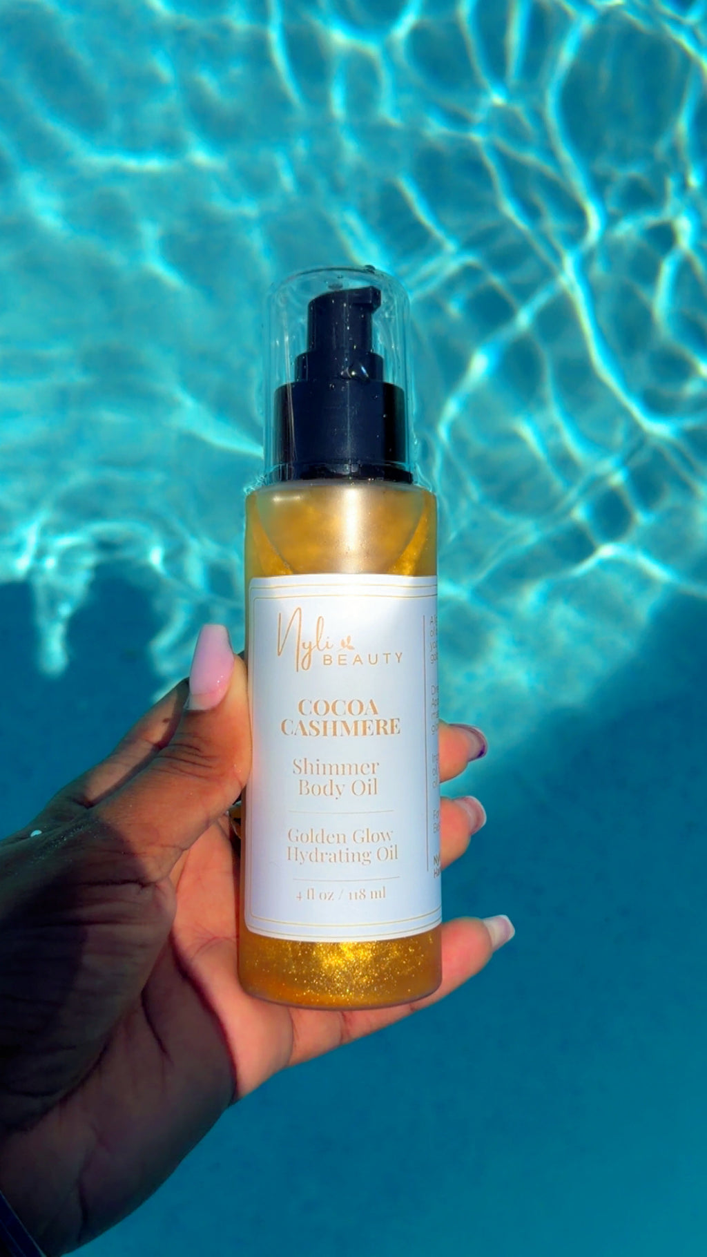 Cocoa Cashmere Body Shimmer Oil