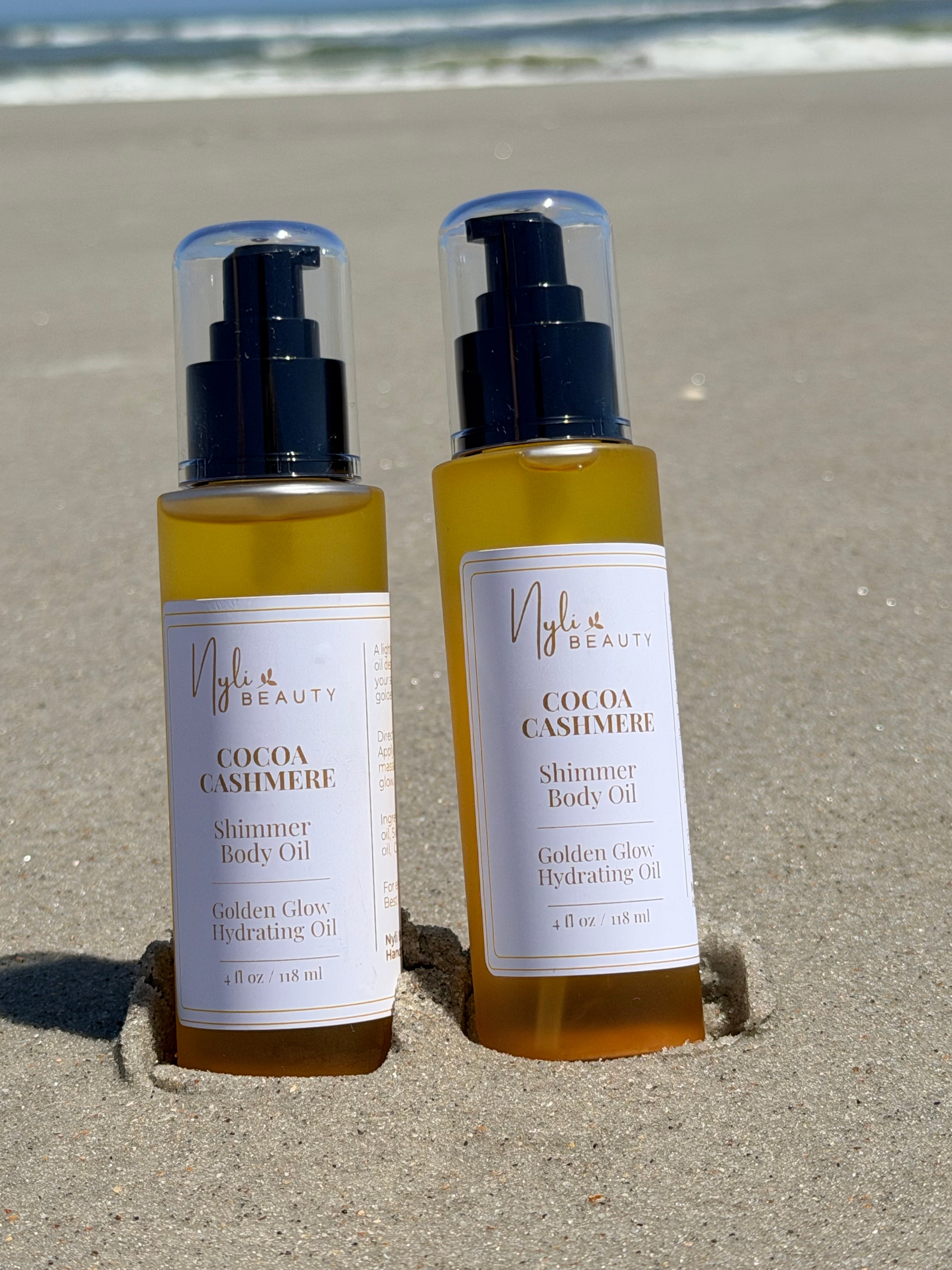 Cocoa Cashmere Body Shimmer Oil