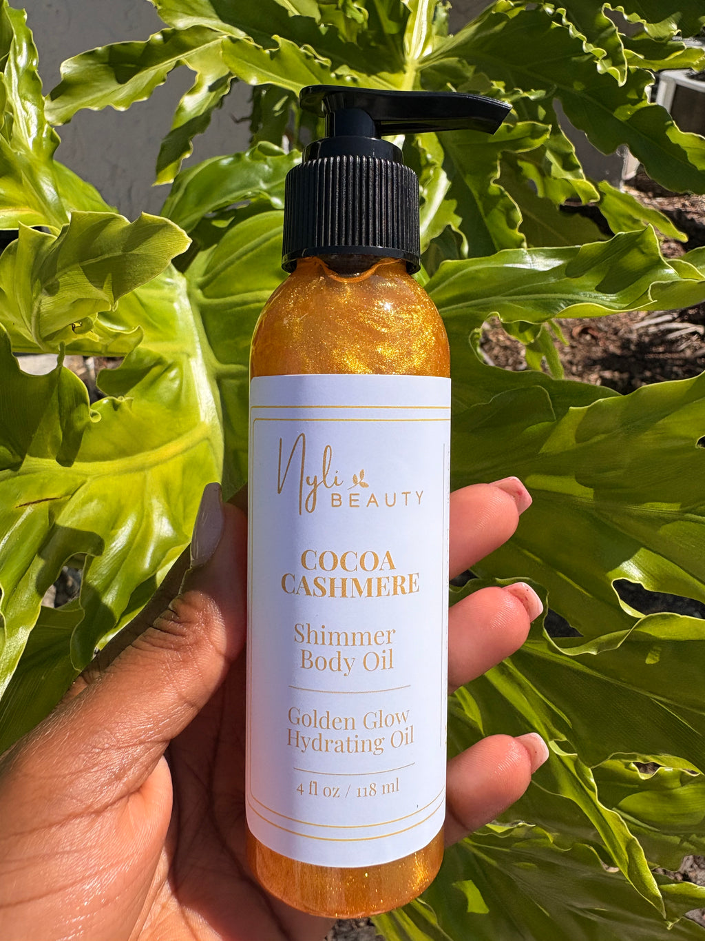 Cocoa Cashmere Body Shimmer Oil