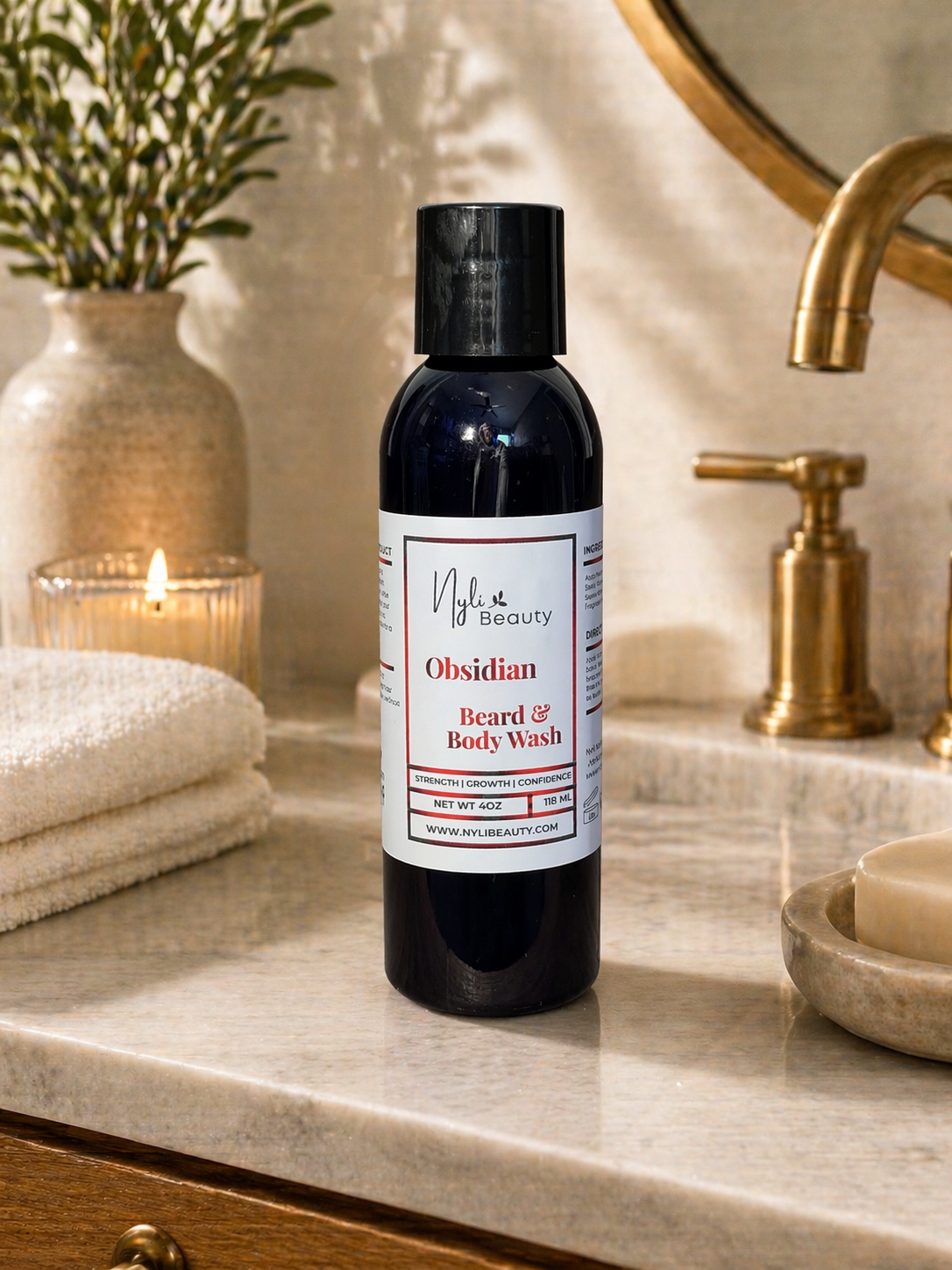 Obsidian Beard Wash