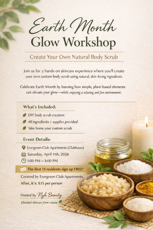 Earth Month - Glow Workshop
