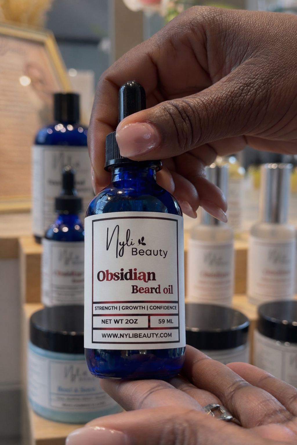 Obsidian Men’s Beard Oil