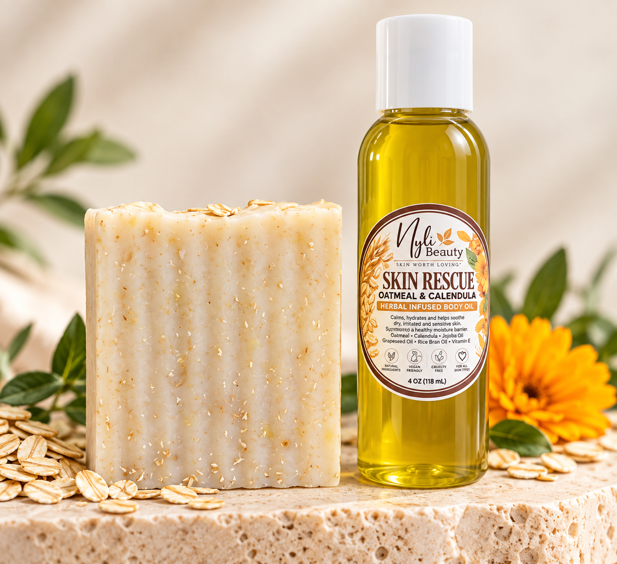 Skin Rescue Oatmeal & Calendula Duo