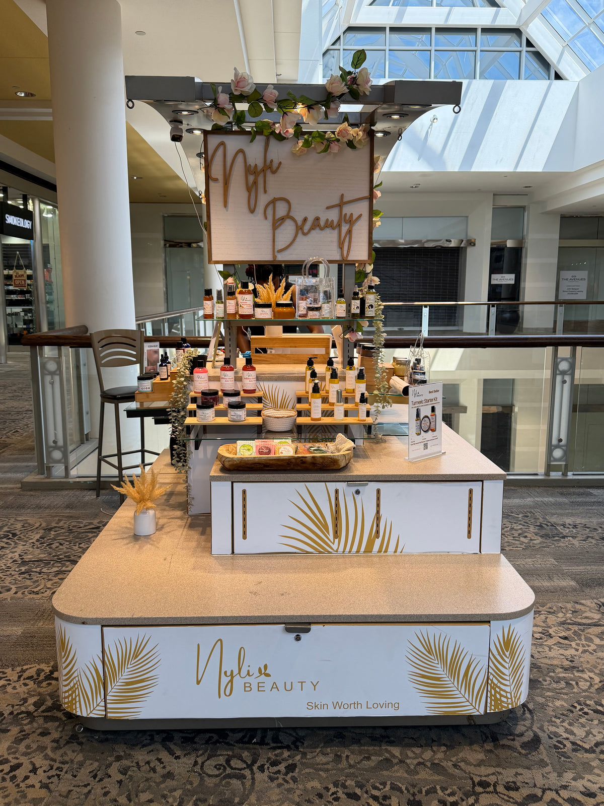 Nyli Beauty skincare bar at Avenues Mall
