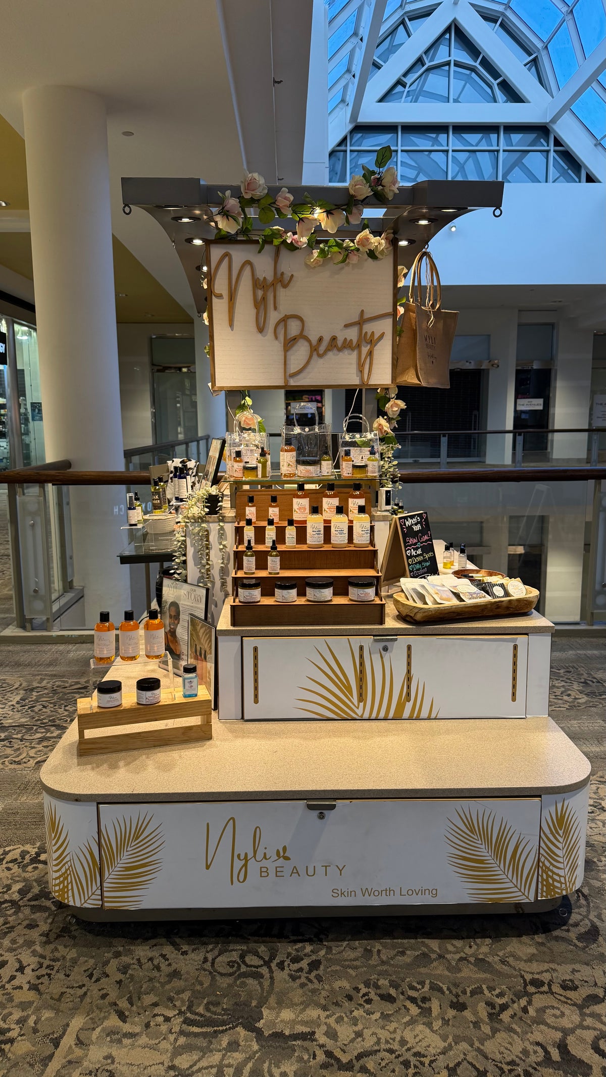 Nyli Beauty skincare bar at Avenues Mall