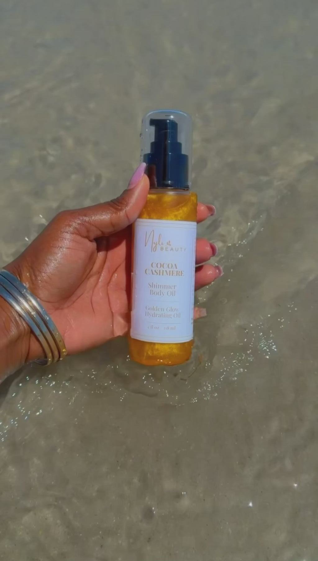 Cocoa Cashmere Body Shimmer Oil